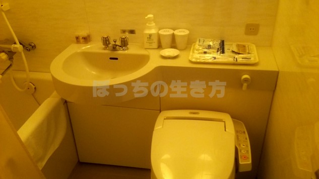 ホテルユニゾ新橋のトイレとお風呂