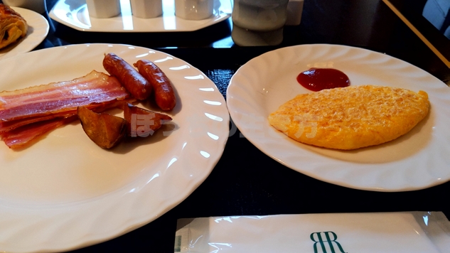 リーガロイヤル大阪のエグゼクティブラウンジの朝食