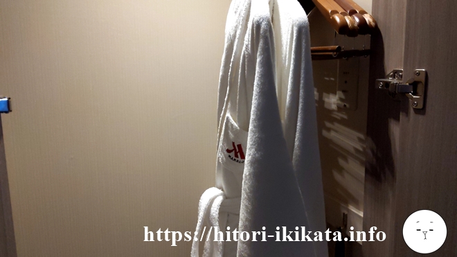 東京マリオットホテルのパジャマ
