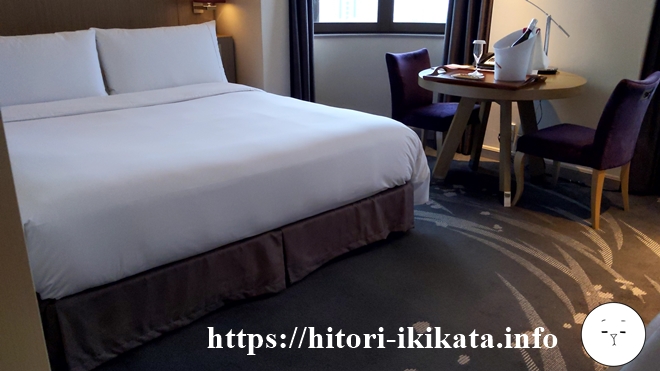 東京マリオットホテルのコーナーキングルーム