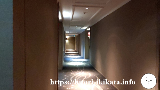 東京マリオットホテルの廊下