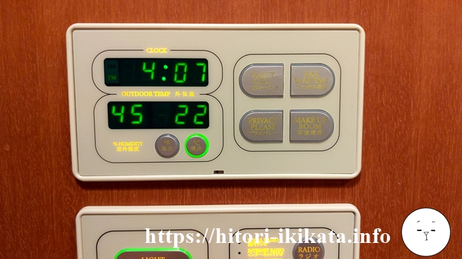 ペニンシュラ東京の外気温度測定
