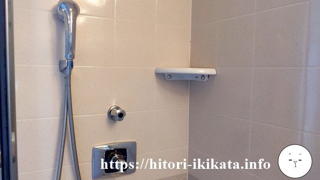 ホテルオークラ京都のシャワールーム