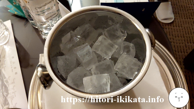 ホテルオークラ京都の氷