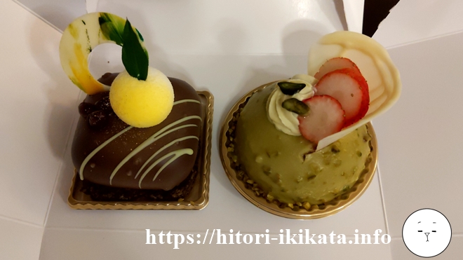 京都ホテルオークラのカットケーキ