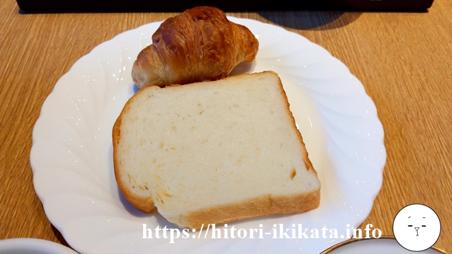 ザ・プリンス京都宝ヶ池クラブラウンジの朝食パン