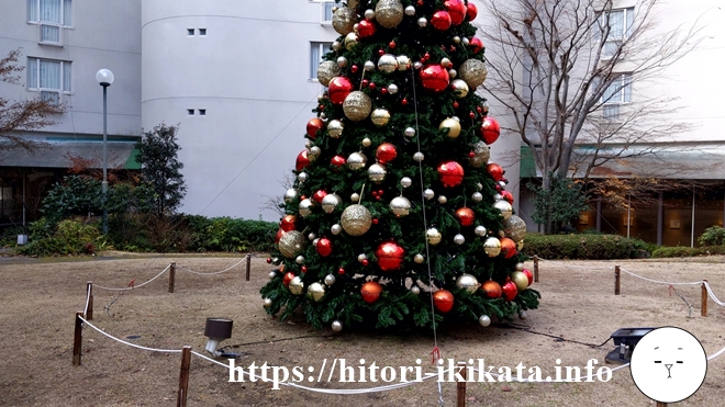 ザ・プリンス京都宝ヶ池のクリスマスツリー
